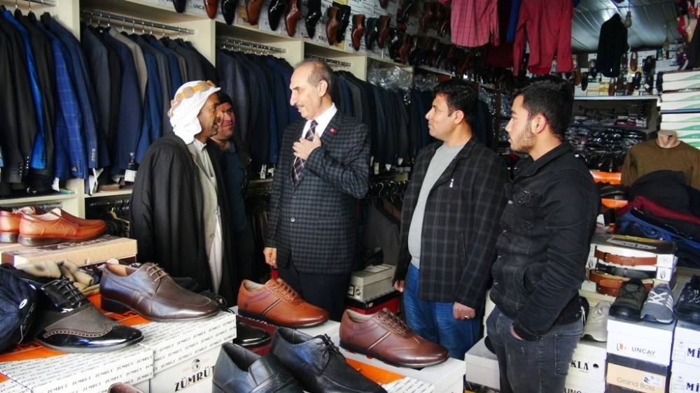 Başkan Yalçınkaya mesaiye esnaf ziyaretleriyle başladı 