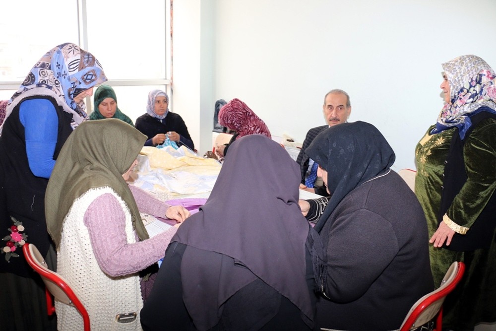 Başkan Yalçınkaya’dan üreten kadınlara tam destek 