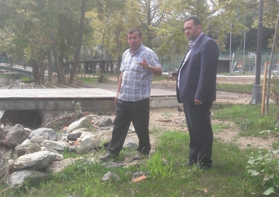 Başkan Yanmaz’dan 15 Temmuz parkına inceleme 