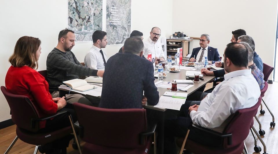 Başkan yatırımları değerlendirdi 