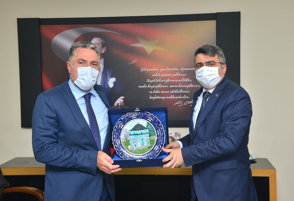 Başkan Yılamaz’dan Tazegül’e hayırlı olsun ziyareti 