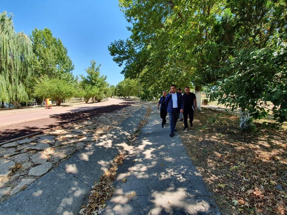 Başkan Yıldırım tabiat parkında çalışmaları inceledi 