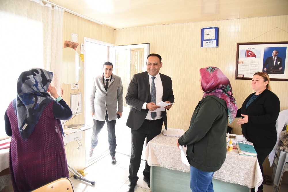 Başkan Yılmaz, TORTEK kursiyerlerini ziyaret etti 