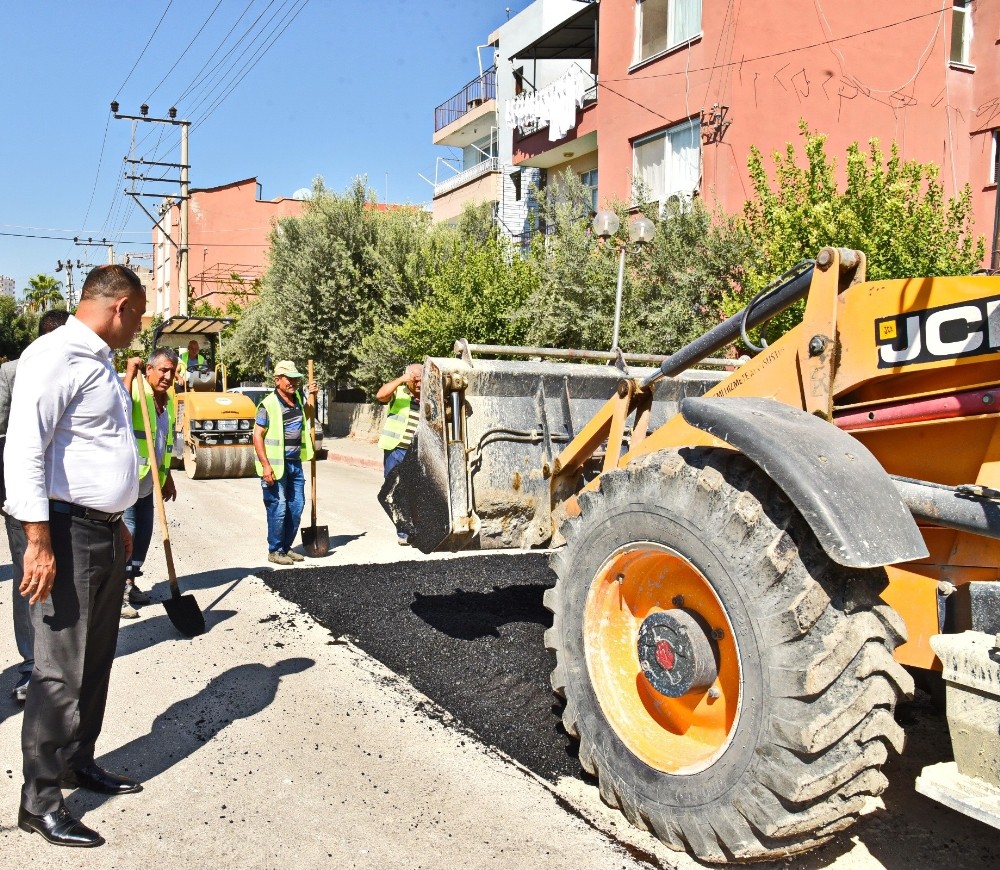 Başkan Yılmaz, yol çalışmalarını inceledi 