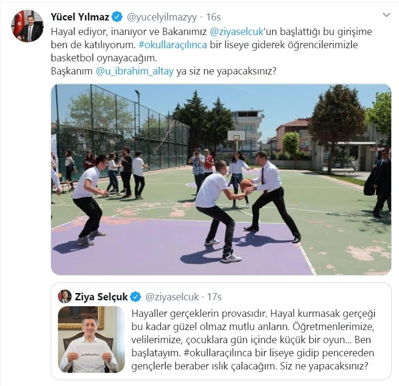 Başkan Yılmaz’dan öğrencilere basketbol sözü 