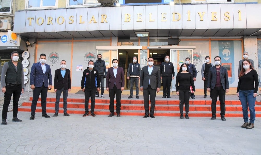 Başkan Yılmaz’dan, virüsle mücadele çalışması yürüten personele teşekkür 