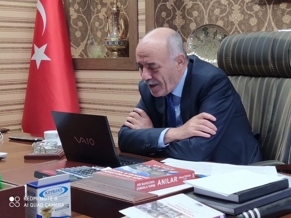 Başkan Yücelik TOBB GİK toplantısına telekonferasla katıldı 