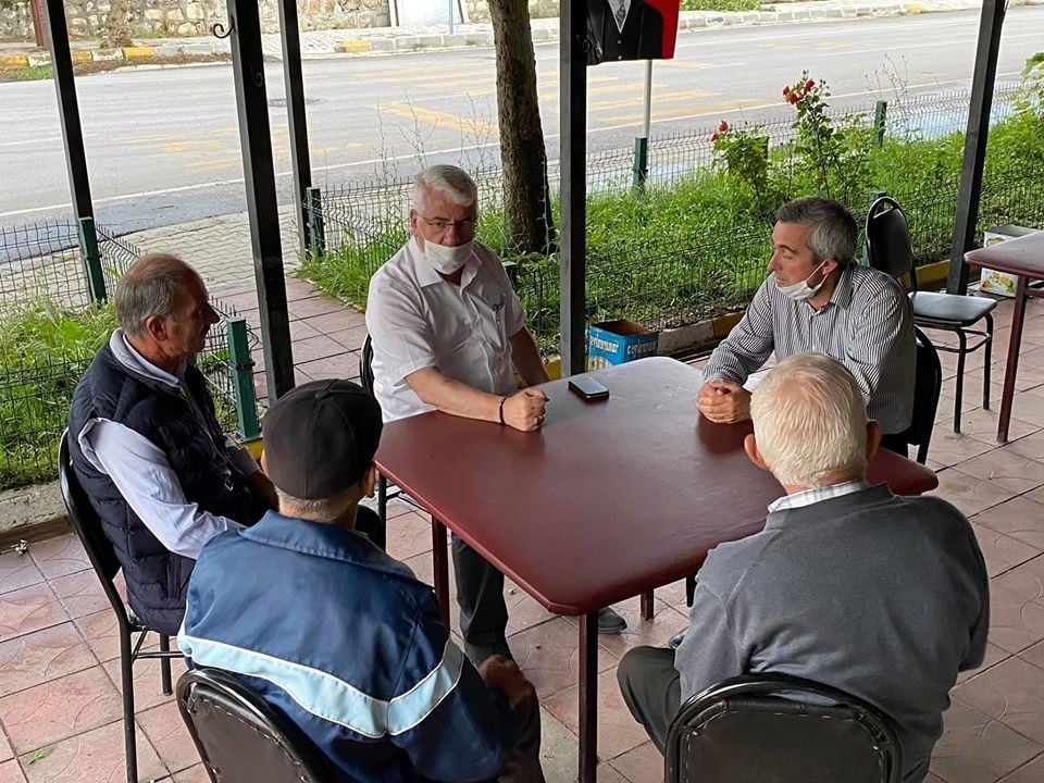 Başkan Yüksel doludan zarar gören mahalleleri ziyaret etti 