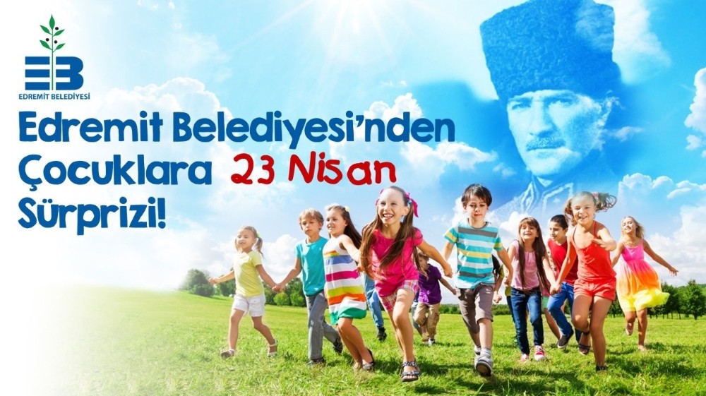 Başkandan çocuklara 23 Nisan sürprizleri 