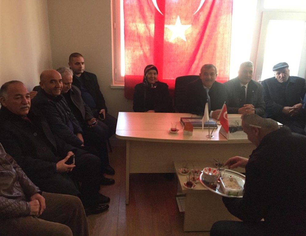 Başkanı Aslan’dan muhtarlara ziyaret 