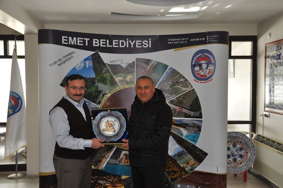 Başkanlar yarıyıl tatilinde Emet ilçesini tercih etti 