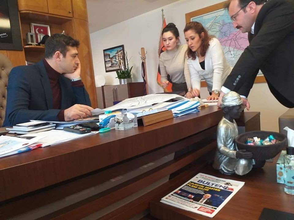 Başkanlardan Karayolları Bölge Müdürü Güzel’e ’hayırlı olsun’ ziyareti 