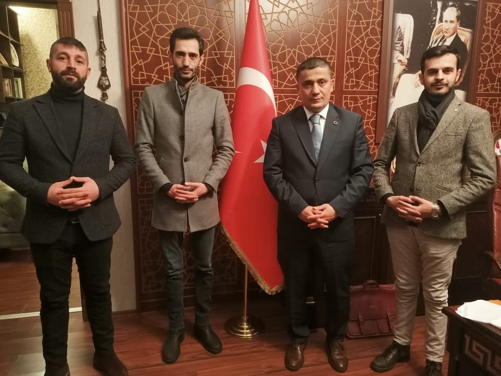Başkanlardan Kaymakam Mehmetbeyoğlu’na ziyaret 