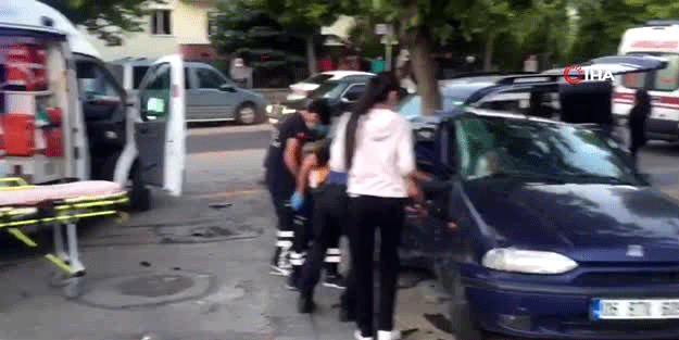Başkent Ankara'da trafik kazası