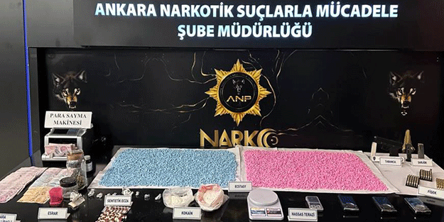 Başkent Ankara'da zehir tacirlerine büyük darbe!