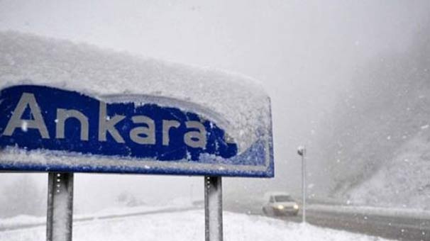 Başkent için kar uyarısı geldi!