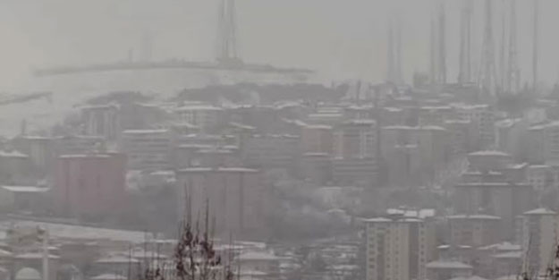 Mart'ta yağan kar şoke etti!