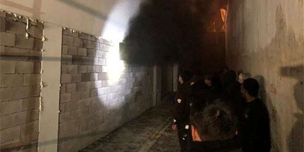 Başkentte 13 katlı binada yangın paniği