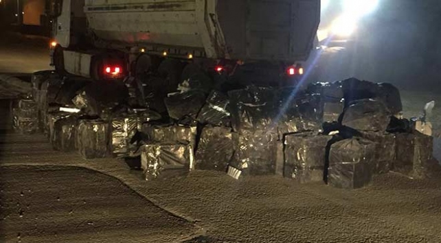 Başkentte 57 bin paket kaçak sigara ele geçirildi