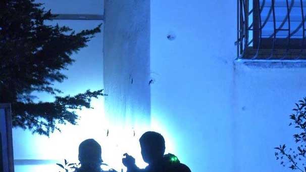 Başkent'te bir binaya kalaşnikof ile ateş açıldı