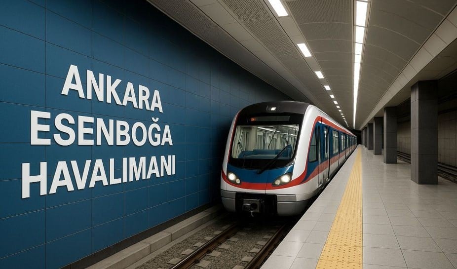 Başkentte de iş başa düştü! Esenboğa Havalimanı Metro Hattı'nda yapım çalışmaları 2026'da başlayacak