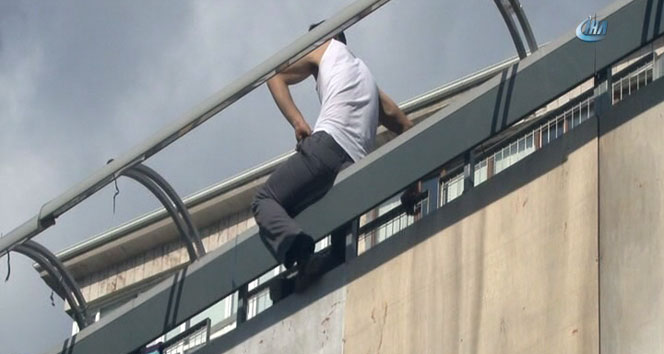 Başkent'te intihar girişimi