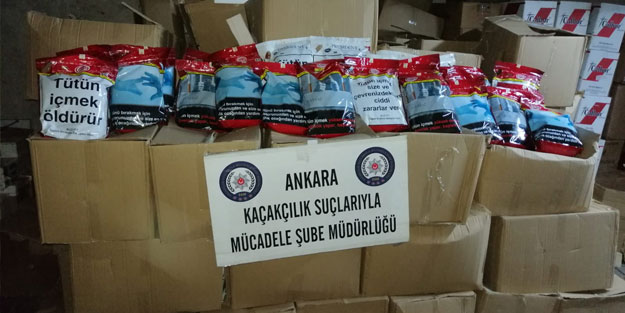 Başkentte kaçakçılık operasyonu! 870 kilo ele geçirildi