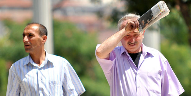 Başkentte kavruluyor