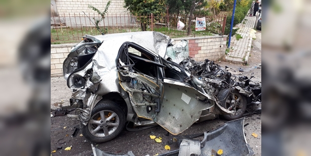 Başkent'te, kontrolden çıkan kamyon 9 aracı biçti