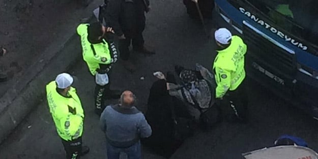 Başkentte korkunç kaza! Yaşlı kadın dolmuşun altında kaldı
