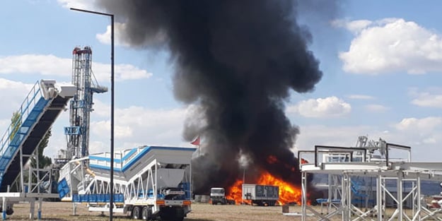 Başkentte korkutan fabrika yangını!
