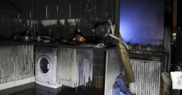 Başkent'te korkutan yangın