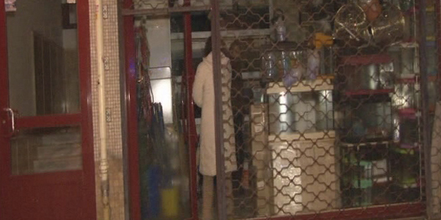 Ankara'da markete molotoflu saldırı