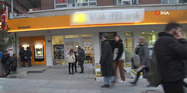 Başkent'te panik dolu anlar! Bankaya pompalı silahla saldırı