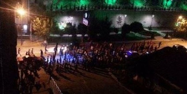 Başkentte provokasyon