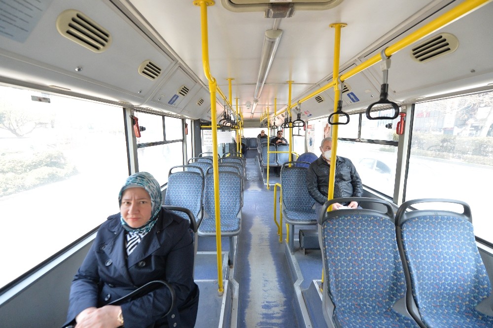 Başkent’te toplu taşıma araçlarını kullanan vatandaşların sayısı yüzde 84 azaldı 