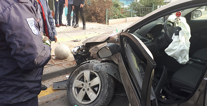 Başkent’te trafik kazası: 1 ağır yaralı