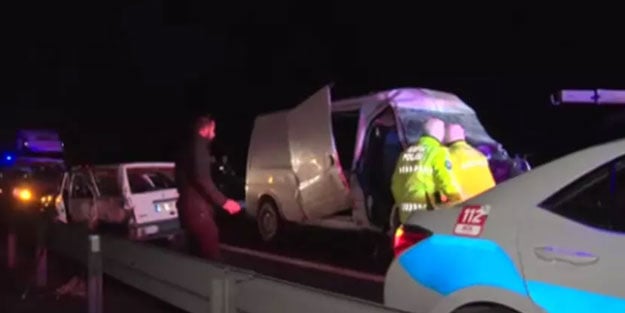 Başkentte zincirleme kaza! 21 kişi yaralandı