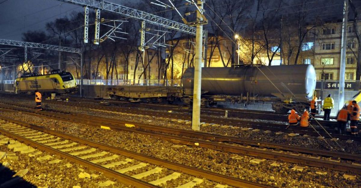 3 vagon olay yerinden kaldırıldı