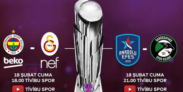 Basketbolda devlerin final mücadelesi Tivibu’da