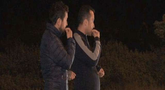 Baskını çekirdek çitleyerek izlediler!
