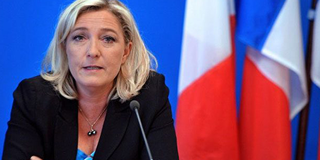Başörtü düşmanı Fransa Cumhurbaşkanı adayı Le Pen'e tepki