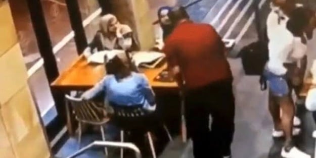 Başörtülü hamile kadına yapılan alçak saldırıya Türkiye'den çok sert tepki