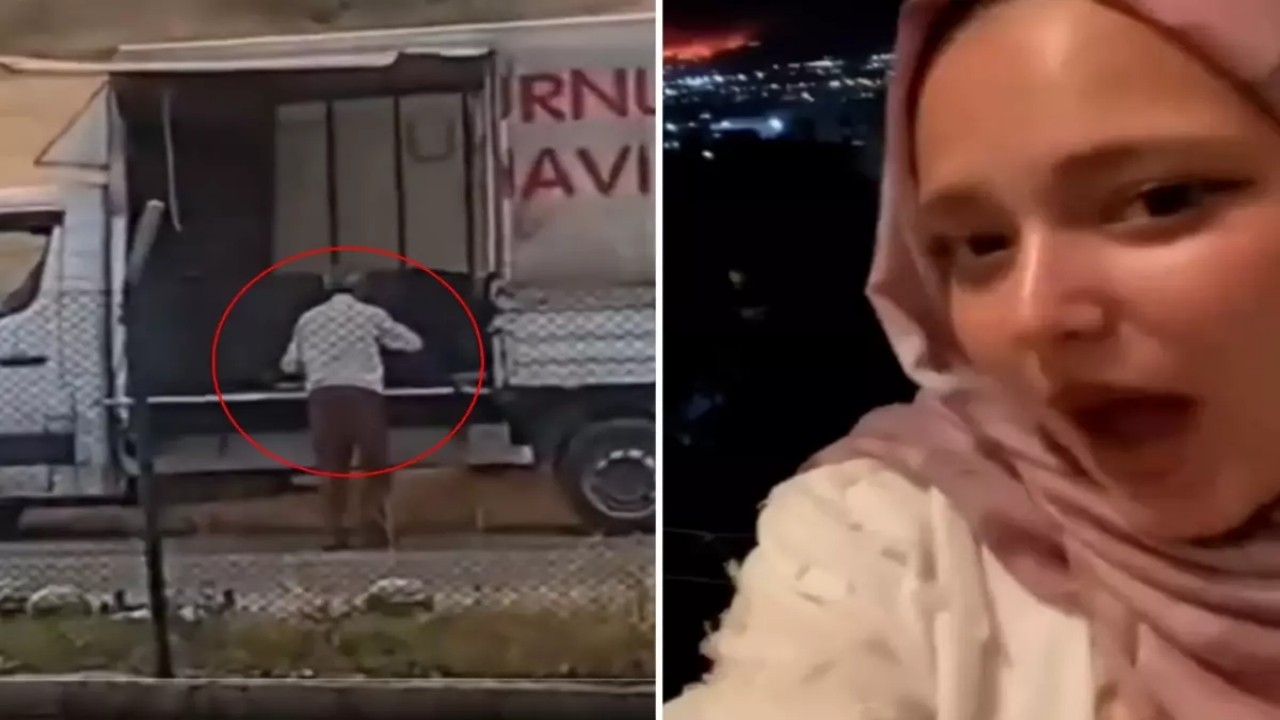 Başörtülü(!) kızın yangın bölgesinde yaptığı hareket tepki çekmişti! O edepsizliğe en iyi cevap manav abiden geldi