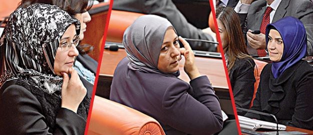 Başörtülü vekillere tebrik yağdı