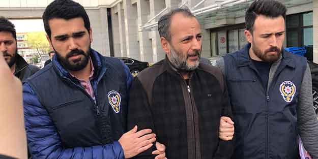 Başörtülülere hakaret eden densiz adliyede