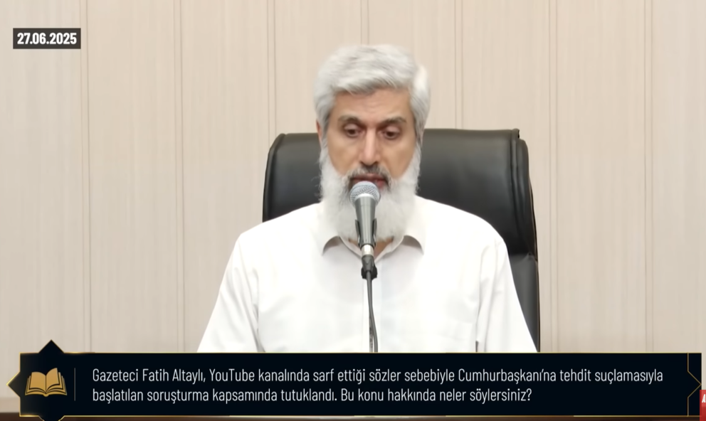 Başörtülülere küfür eden Fatih Altaylı’nın tutuklanmasına da itiraz etti! Yazıklar olsun sana sakalından utan…