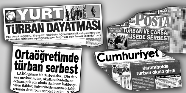 Başörtüsü hazımsızlık yaptı