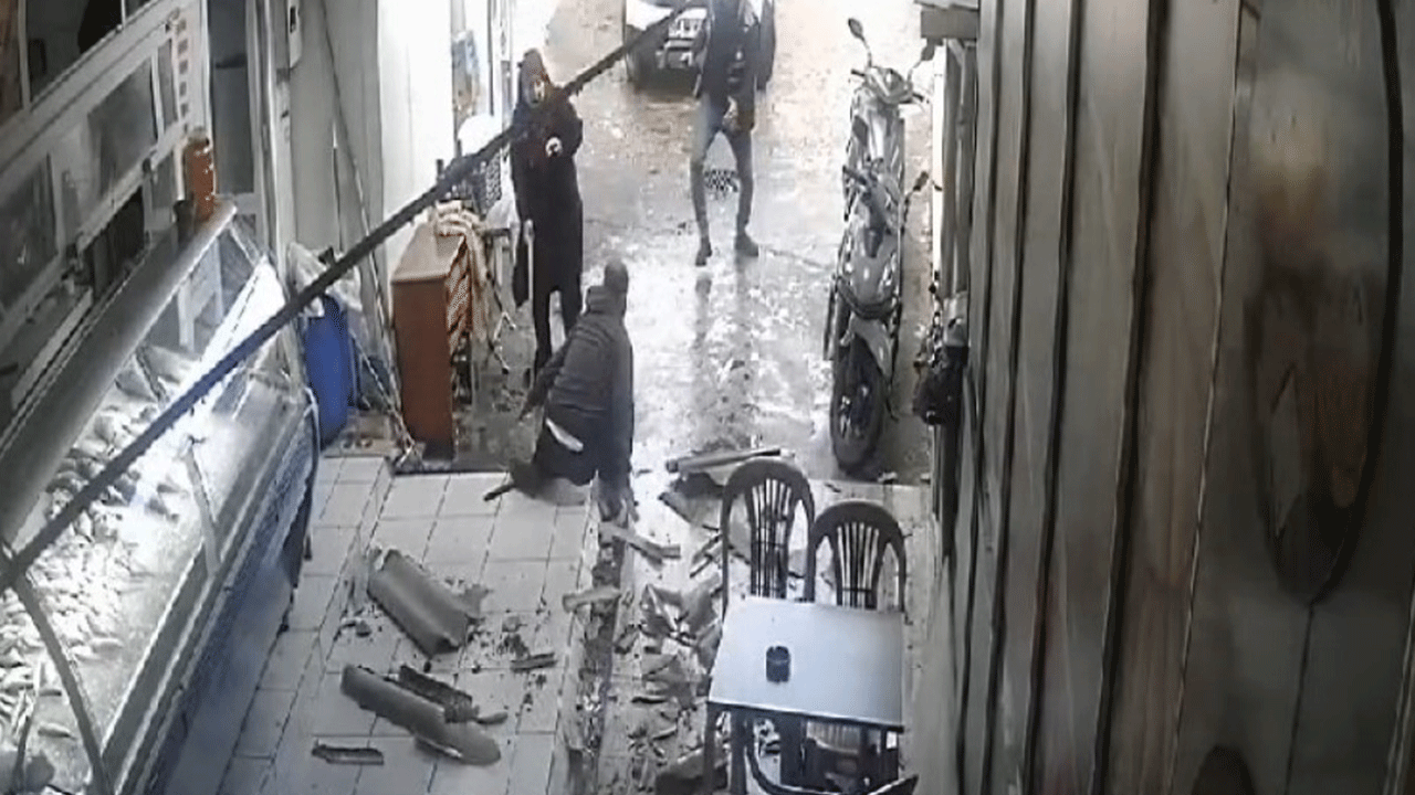 Bastığı yere dikkat etmedi! 5 metre yükseklikten düştü!