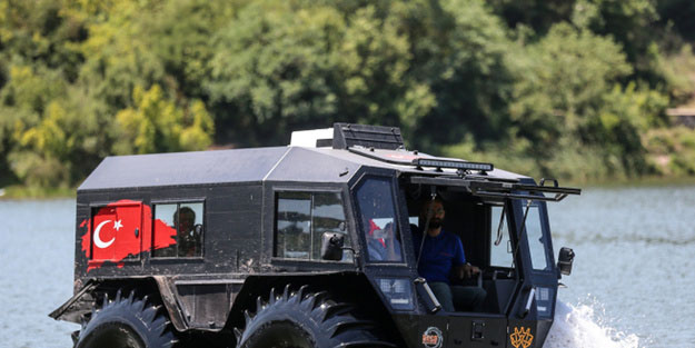 Bataklık ve su yüzeyinde gidebilen arazi aracı 12 ülkeye ihraç ediliyor!